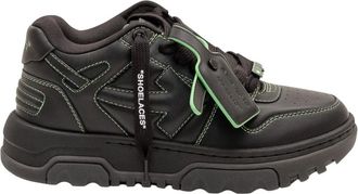 Off-white Schoenen, Heren, Zwart, 40 EU, Leer, M-Out Of Office Sneakers