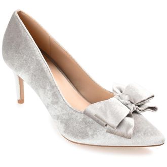 Journee Collection Women & apos;s Crystol Medium and Wide Width Evening Pumps