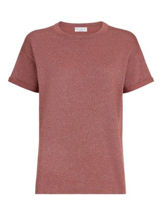 Brunello Cucinelli crew-neck T-shirt - Red