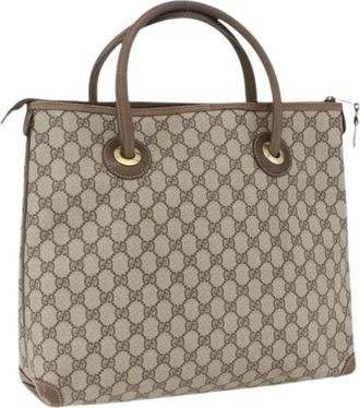 Gucci Pre-owned Handbags, female, Beige, Size: ONE SIZE Pre-owned Vintage Handbag