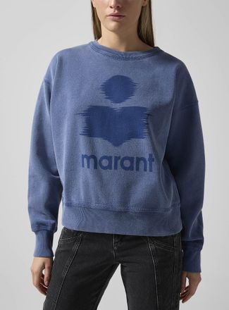 Isabel Marant Womens Mobyli blurry logo sweatshirt