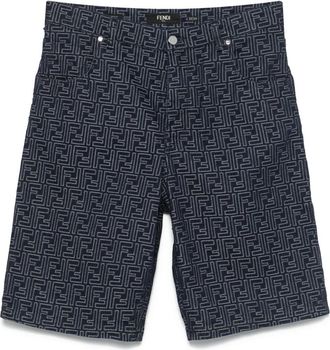 Fendi Embroidered Bermuda Shorts