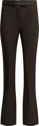 Sportmax Spsguglia Wide Broeken - Dames - Broeken - Bruin - Maat: XS Wol