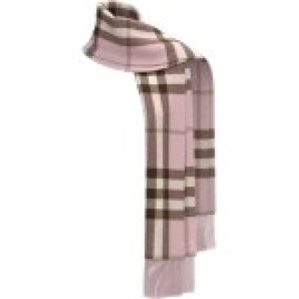 Burberry Accessoires, Dames, Roze, ONE Size, Kasjmier, Giant Check Cashmere Sjaal
