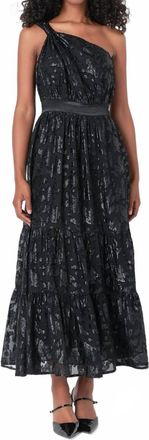 endless rose Adrianna Chiffon Dress In Black
