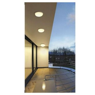 Trade Shop Trade Shop Traesio - Trade Shop - Plafoniera A Soffitto Da Giardino A Led 24w Luce Fredda Calda Naturale Ip65 Es52