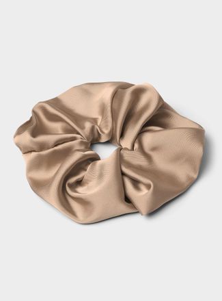 Simons Womens Large satin coloured scrunchie