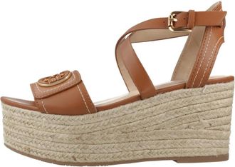 Liu Jo Bali 01 Sandaal - Dames - Sleehakken - Bruin - 40 EU - Leer - Schoenen