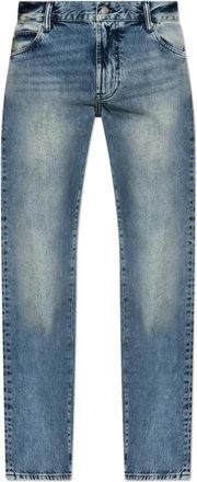 Emporio Armani Straight-leg Jeans - Heren - Regular Fit Jeans - Blauw - W32 - Katoen - Jeans