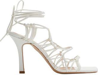 8 by YOOX SPAGHETTI STRAP LACE-UP SANDALS