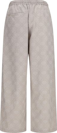 Off-white Mens Arrow All-Over Monogram Pants String Cotton Trousers