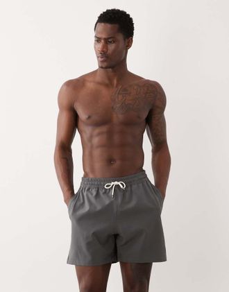 Polo Ralph Lauren Traveler - Boxer da bagno grigio cast-Nero