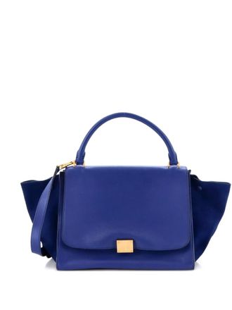 Celine Trapeze Bag Leather Small satchel - Blue