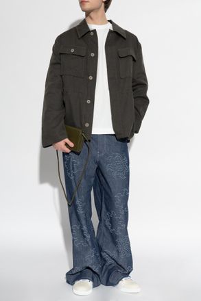 Marni Straight-leg Jeans, Mens, Navy Blue