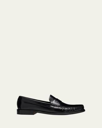 Tom Ford Mens Oliver Leather Penny Loafers