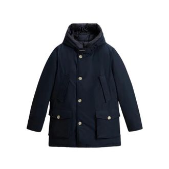 Woolrich Jassen, Heren, Blauw, M, Katoen, Arctic Parka