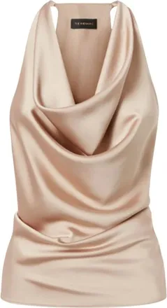 Andamane Tops, Dames, Beige, M, Polyester, Verushka Top