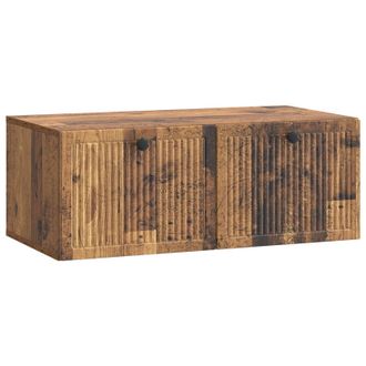 vidaXL Mueble Para Tv De Pared Madera Envejecida 78,5 X 41 X 30 Cm Vidaxl
