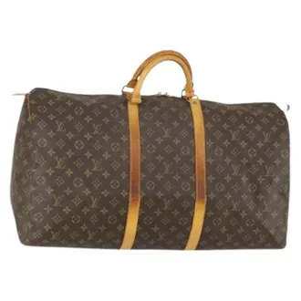 Louis Vuitton Pre-owned Weekend Bags, female, Brown, Size: ONE SIZE Pre-owned Vintage Weekend Bag