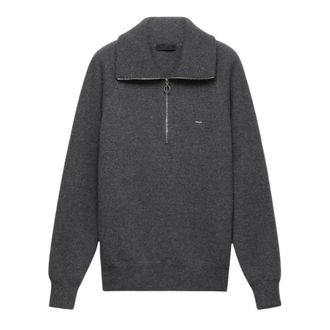 Prada Polo de punto - Sweatshirts & Hoodies - Hombre - Gris - L