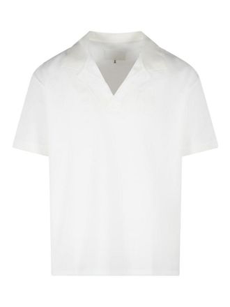 Maison Margiela White Cotton Polo Shirt