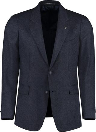 Tagliatore Blazer van wolmix - Heren - Blazers - Blauw - 2XL - Wol - Jassen
