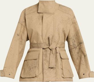 Nackiy&eacute; Canvas Cotton Cargo Coat
