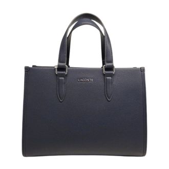 Lacoste Handbags, female, Blue, Size: ONE SIZE Top Handle Bag M