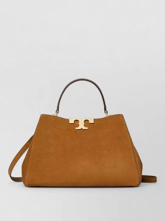 Tory Burch eleanor suede satchel shoulder bag