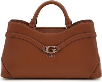 Guess Cognac Schoudertas met Ritssluiting - Dames - Handtassen - Bruin - ONE Size - Tassen