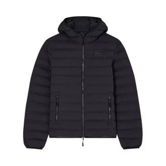 Emporio Armani Winter Jackets, male, Black, M, Technical Fabric Padded Jacket