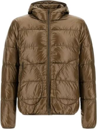 Herno Piumino - Heren - Gewatteerde jassen - Groen - XL - Nylon - Jassen
