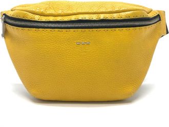 Fendi Yellow Leather Sling Bag (Pre-Owned)