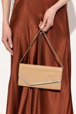 Jimmy Choo London Emmie Clutch, Womens, Beige