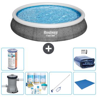 Bestway Piscina Bestway Fast Set Redonda - 396x84 Cm - 8-piezas S21455