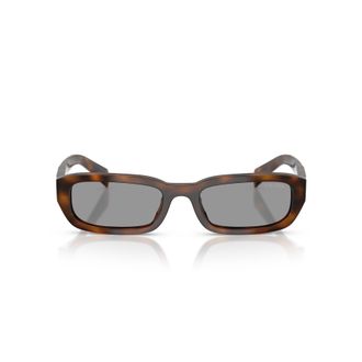 Prada 0pr B06s Rectangular Tortoiseshell Acetate Sunglasses