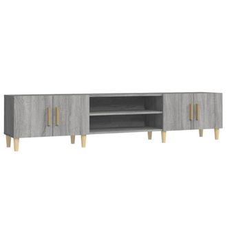 Berkfield Home TV Cabinet Grey Sonoma 180x31.5x40 cm Engineered Wood