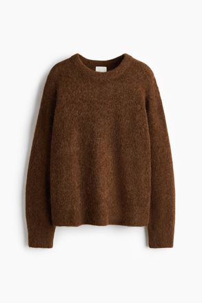 H&M Oversized alpaca-blend jumper - Beige