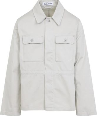 Our Legacy M2261Ups Jacket - Heren - Zomerjassen - Beige - L - Katoen - Jassen