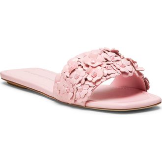 Stuart Weitzman Meadow Slide Sandal in Pink Marshmallow at Nordstrom Rack, Size 8.5