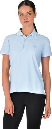 Dublin Cotton Pique Polo, Sky Blue, Ladies Medium/12