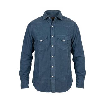 CHESAPEAKE'S Flagstaff Massaua Shirt - Heren - Casual Overhemden - Blauw - XL - Overhemden