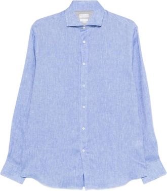 Brunello Cucinelli Overhemd - Blauw