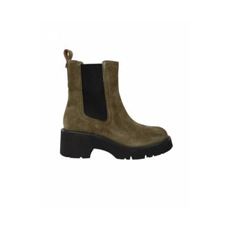 Camper Schoenen, Dames, Groen, 37 EU, Leer, Stijlvolle Umber/Milah Chelsea Boots