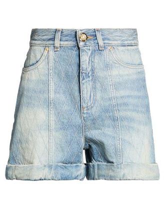 Balmain BOTTOMWEAR - Denim shorts on YOOX.COM