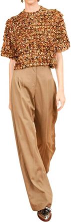 Ulla Johnson Carmella Blouse In Tigers Eye
