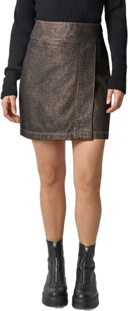 Lilla P Metallic Mini Skirt