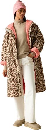 Regatta Outdoor Active Unisex Waterproof Changing Robe - Leopard Print - LXL