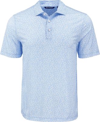 Cutter & Buck Pike Eco Flora Print Recycled Mens Big & Tall Polo