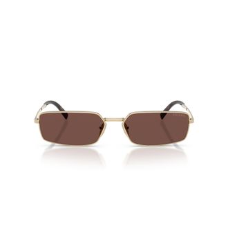 Prada 0pr A60s Rectangular Steel Sunglasses